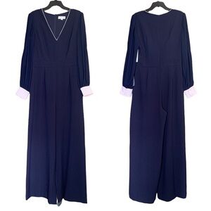 Harper Rose Navy Crepe‎ Jumpsuit